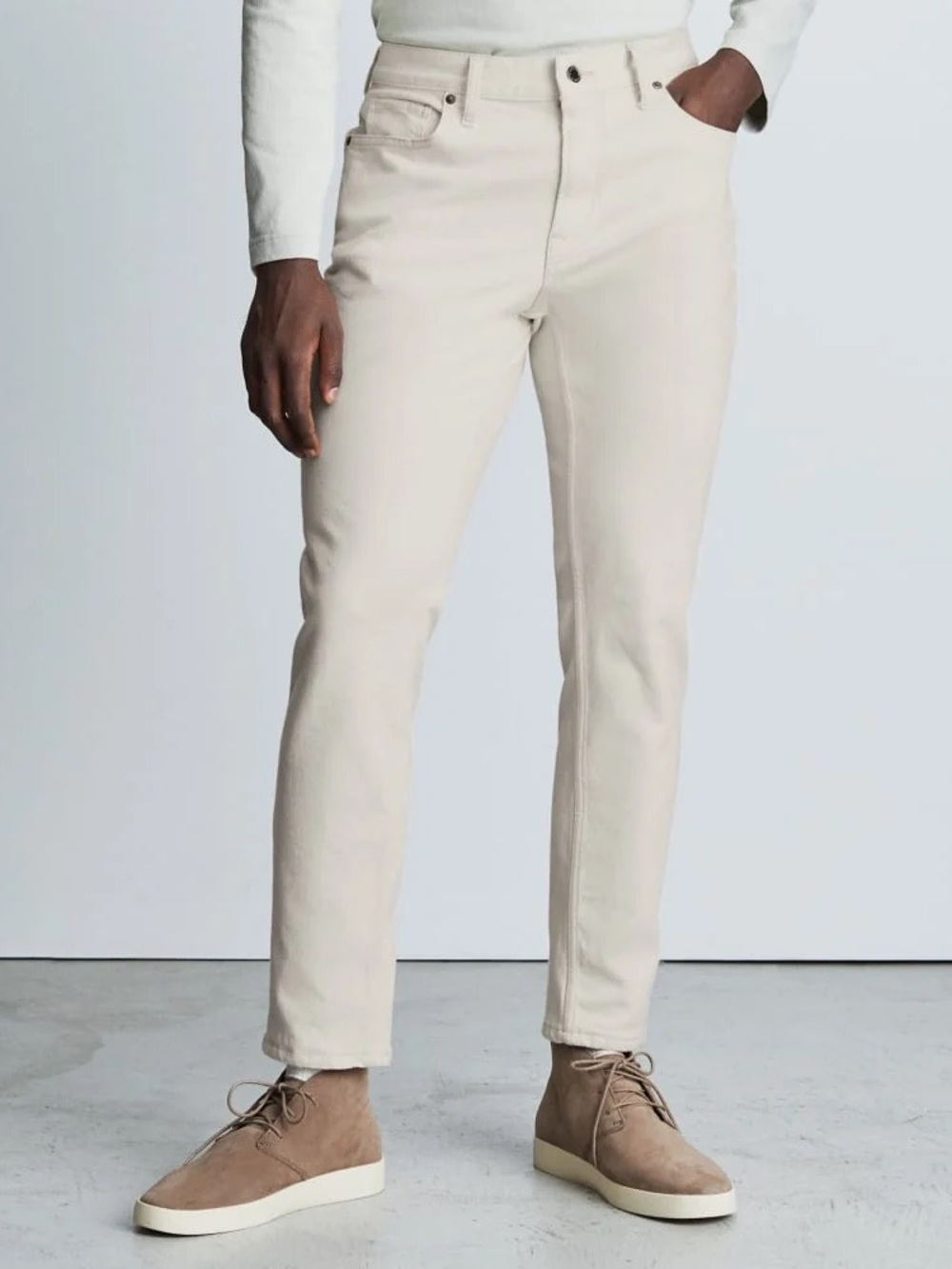 Everlane The Organic Cotton Slim-Fit Jean Ecru Size 29x28 NWOT